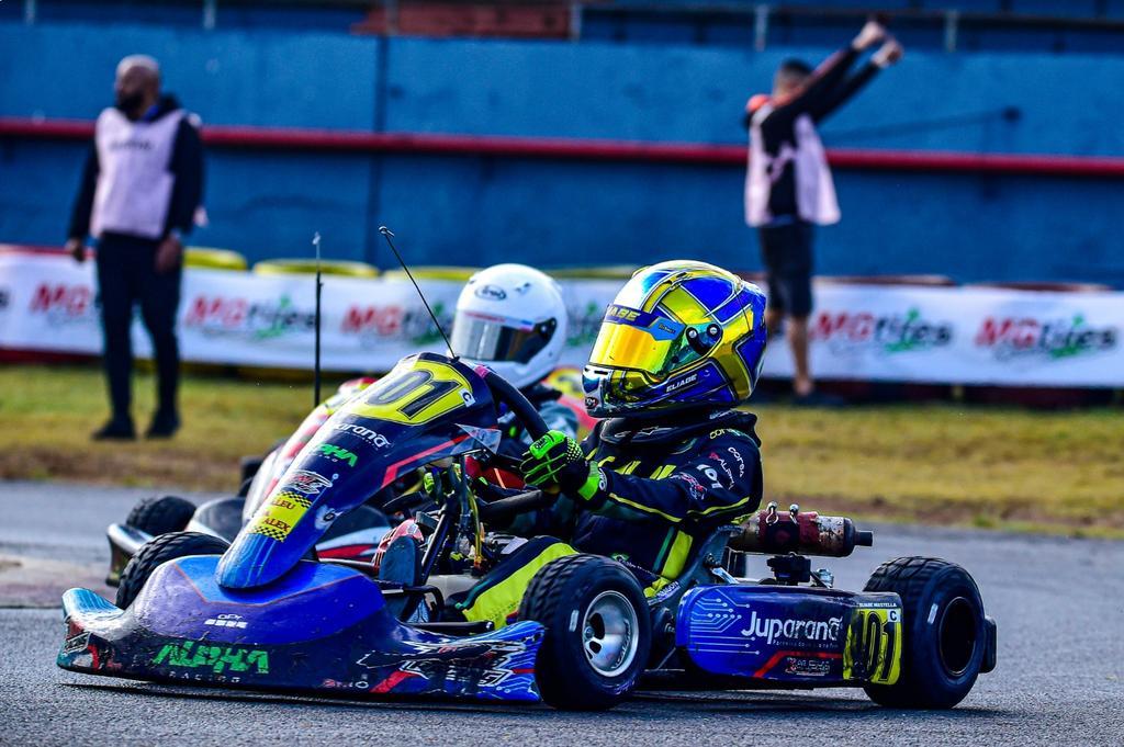 Quinze ultrapassagens e volta mais rápida premiam esforço de Eliabe Mastella na 4ª etapa da Copa São Paulo Light de Kart