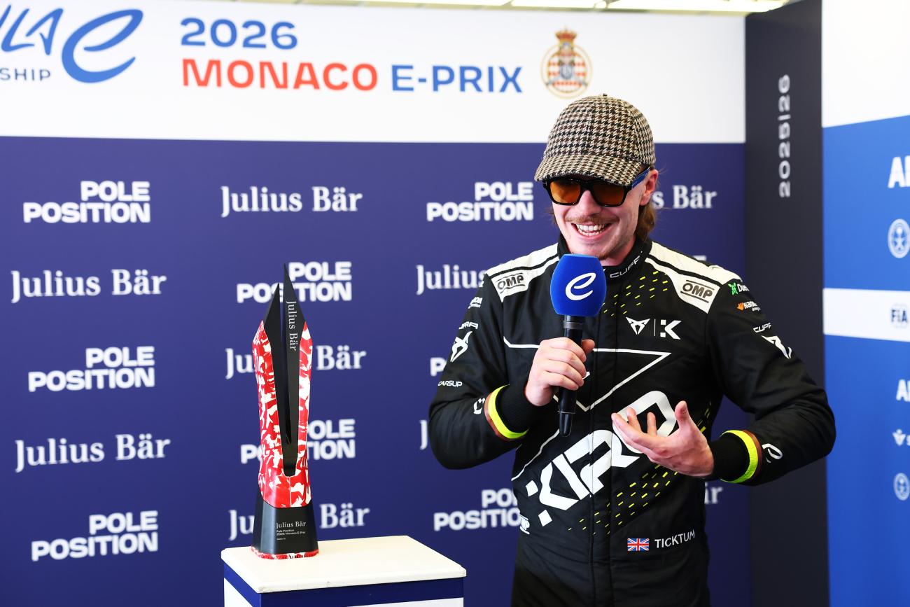 Ticktum repete pole position, enquanto Drugovich vai largar da quinta posição no E-Prix de Mônaco, neste domingo