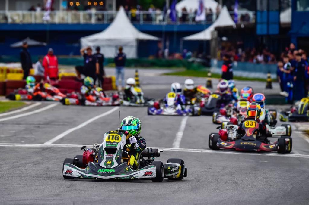 Isaac Mastella viveu um sábado difícil na 5ª etapa da Copa São Paulo Light de Kart