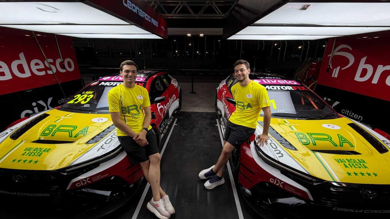 Na estreia da Bradesco Stock Car, banco une automobilismo e futebol em ação de crossover