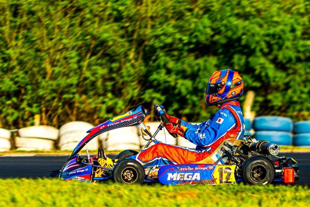 Victor Ortega supera adversidades e protagoniza corrida de recuperação na etapa do Circuito Paulista de Kart  