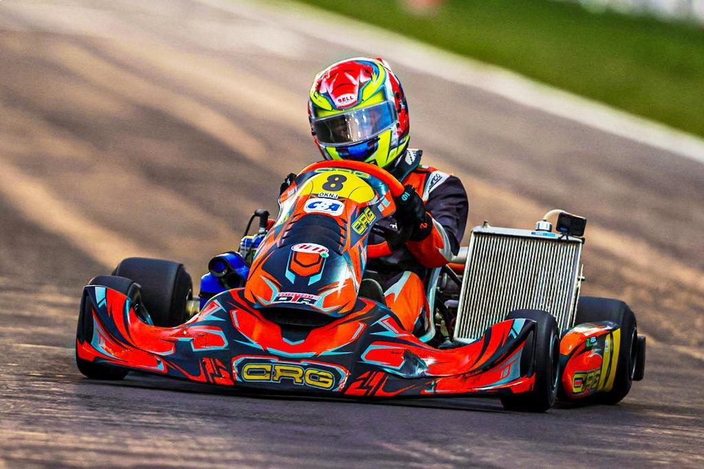 Com duas vitórias nas classificatórias, Raphael Gebara é o pole position da Final da OK-N Júnior na Copa Brasil de Kart 