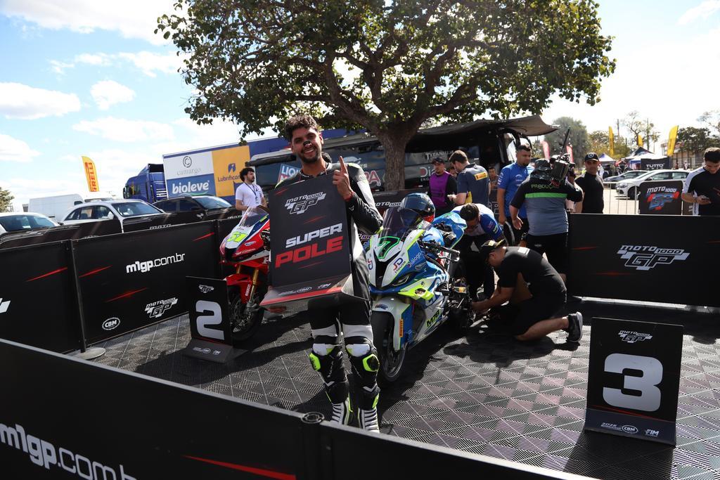 Como novo recorde de pista, MOTO1000GP define grids de largada do GP Curvelo