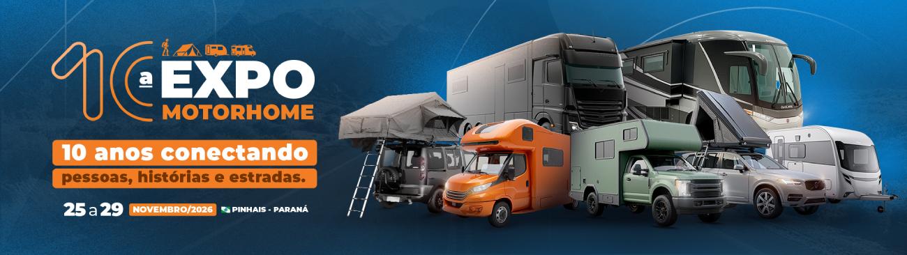 Expo Motorhome chega à 10ª edição consolidando-se como a maior feira de campismo e caravanismo da América Latina