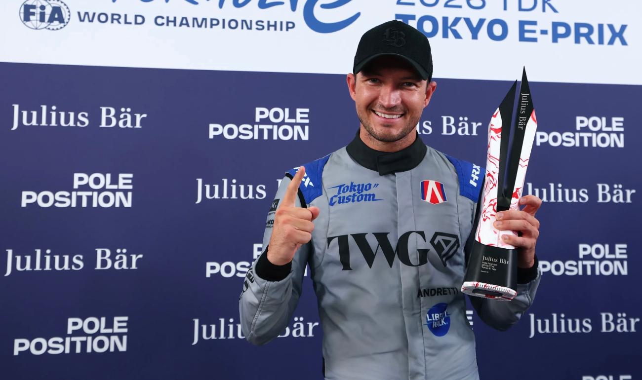 Jake Dennis conquista pole position da primeira corrida noturna do E-Prix de Tóquio 