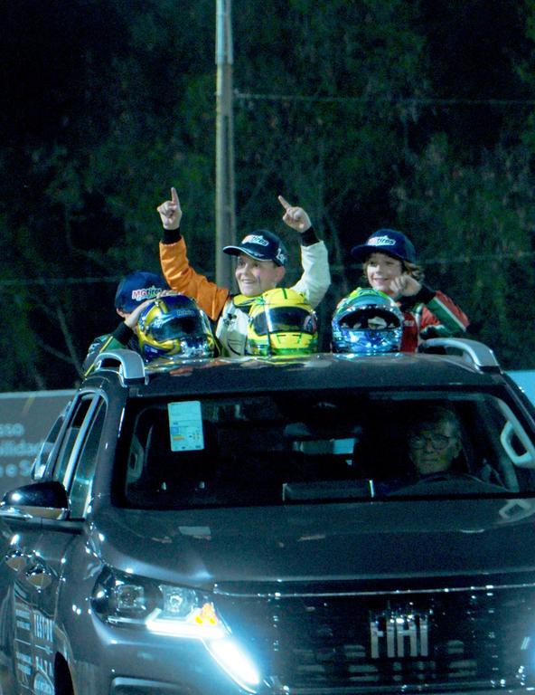 Lorenzo Kuhn comemora título da Copa Brasil de Kart na pista, mas é surpreendido por punição aplicada três horas após o final da corrida