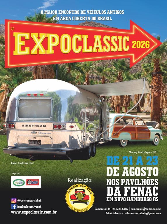 Símbolos de uma era de ouro: conheça o carro e o trailer raríssimos que são os veículos-destaque da Expoclassic 2026