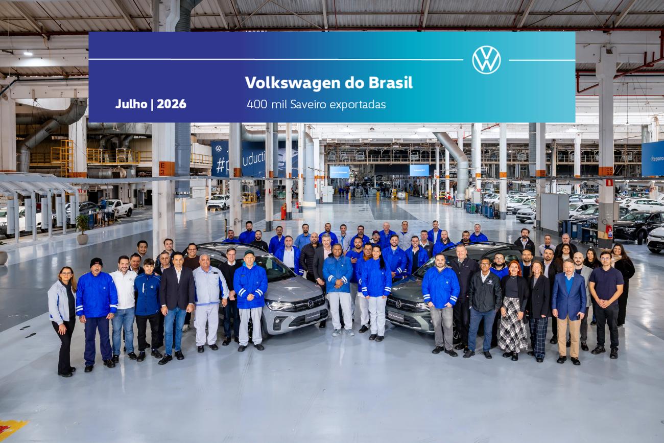 Volkswagen Saveiro alcança o marco de 400 mil unidades exportadas