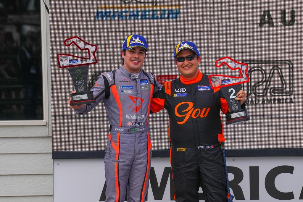 Celso Neto larga da última posição e conquista o 2° lugar na IMSA em Road America