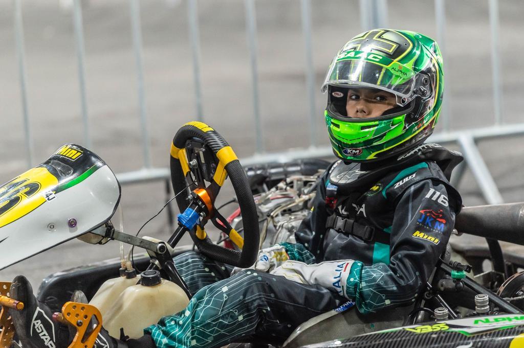 Isaac Mastella fez 22 ultrapassagens em provas de recuperação e fechou a Copa Brasil de Kart no Top 10 da F4 Júnior  