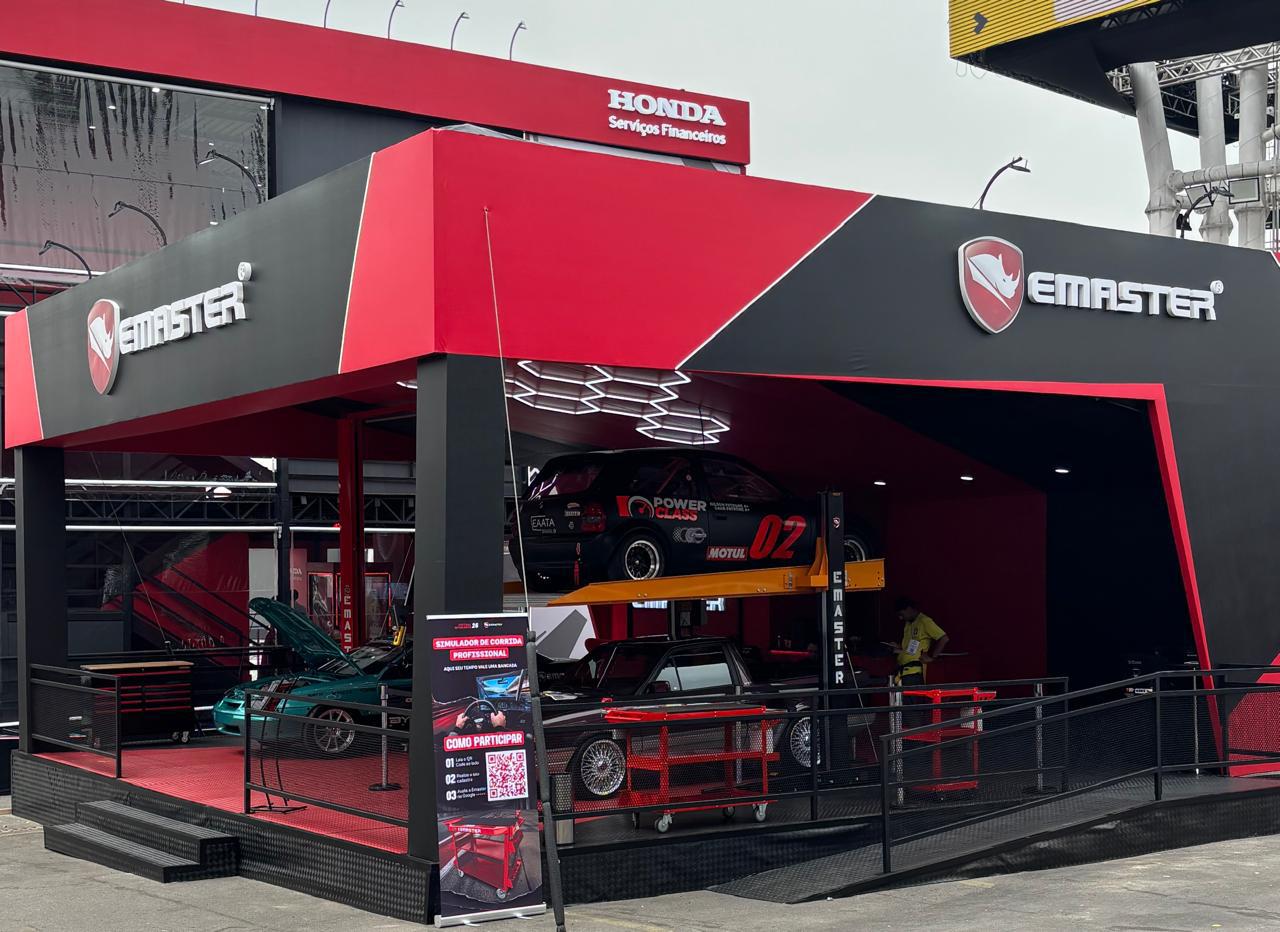 No Festival Interlagos, Emaster apresenta soluções para oficinas e garagens e leva ao evento projetos especiais