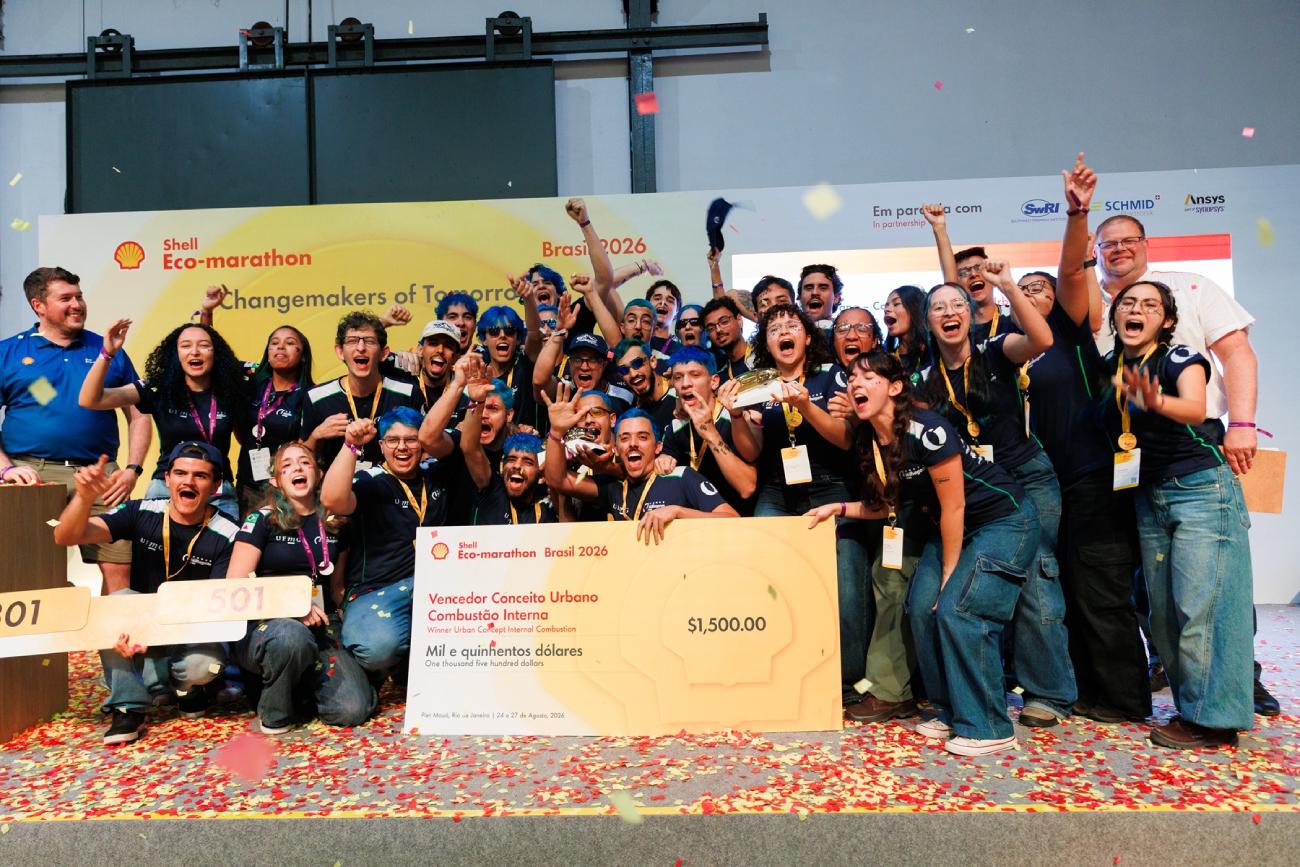 Novo recorde brasileiro marca a edição de dez anos da Shell Eco-marathon Brasil