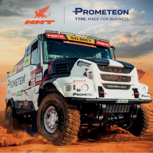 Prometeon amplia parceria com a MM Technology após desempenho no Dakar e equipa novo MMT EVO5