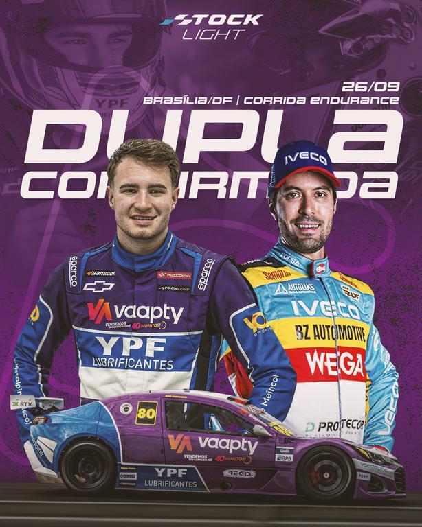 Dupla definida: Bortoluzzi terá Abbate na corrida em Brasília  
