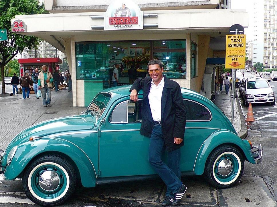 Fusca de Olivier Anquier, companheiro de 320 mil quilômetros pelo Brasil, será leiloado