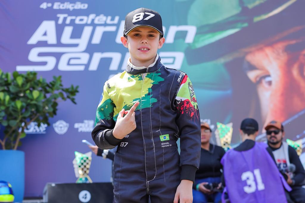 Miguel Faccio espera grid cheio no Paranaense de Kart e vai em busca do título na Mirim  
