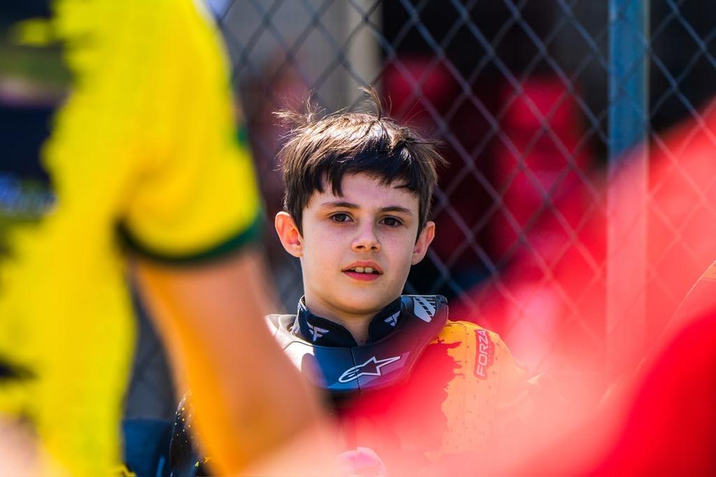 Miguel Faccio teve mais uma prova de preparação para o Brasileiro de Kart, em Birigui-SP  