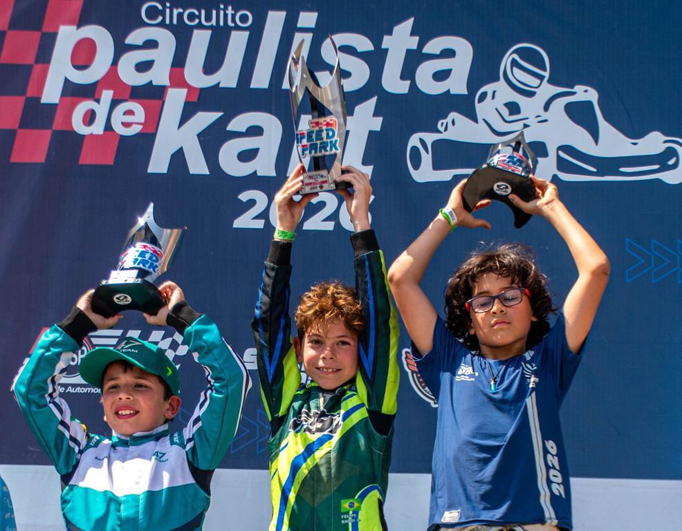 Regularidade garante a Felipe Saddi título antecipado do Circuito Paulista na Mirim 