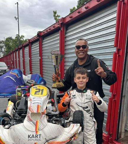 Soberano na chuva, Lorenzo Kuhn faz a pole, vence as três baterias na Granja Viana e fica mais perto da vaga no Mundial Rotax