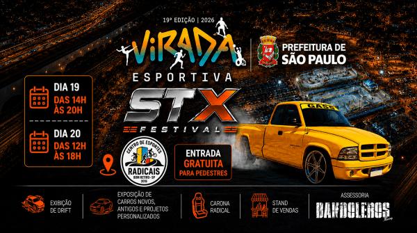 STX Festival será atração da Virada Esportiva da Cidade de São Paulo