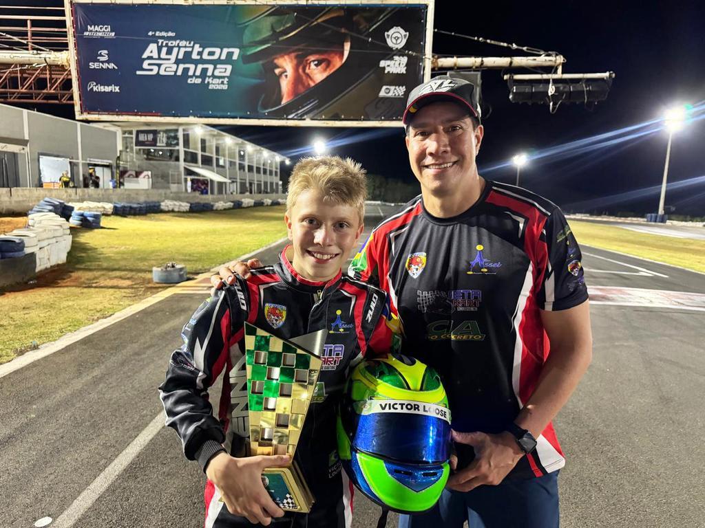 Victor Loose fechou o 4º Troféu Ayrton Senna de Kart com pódio após largar em 10º na Final