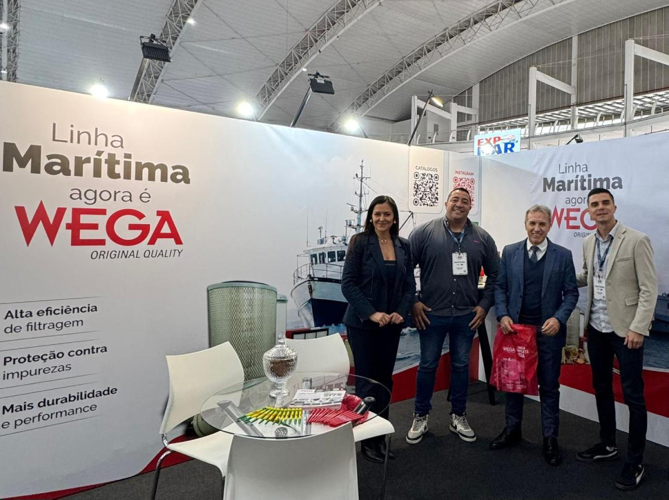 WEGA Motors estreia na ExpoMar 2026 e amplia atuação no segmento marítimo