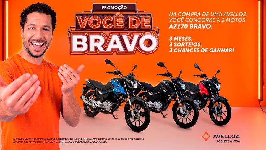 Avelloz estreia campanha nacional para impulsionar vendas e apresentar nova AZ170 Bravo