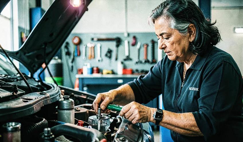 Carro deu problema, e agora? Mulheres 50+ aprendem mecânica para se virar sozinhas