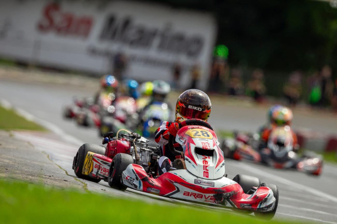 Du Gabbiadini conquista primeiro pódio da temporada no Campeonato San Marino de Kart em Paulínia
