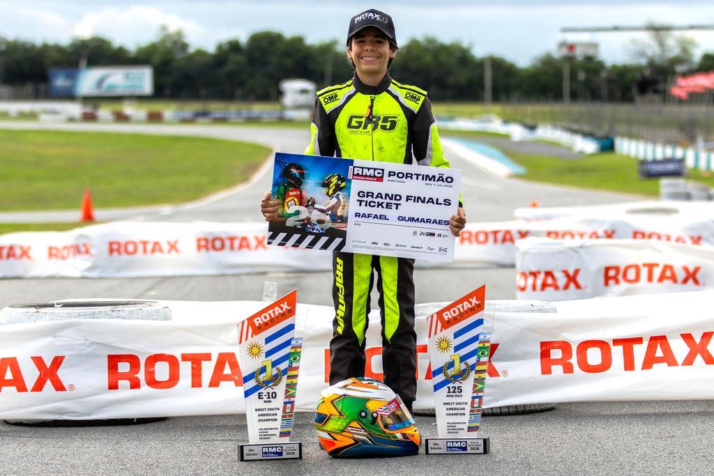 Mineiro Rafael Guimarães conquista dois títulos no Sul-Americano de Rotax e garante vaga no Mundial   