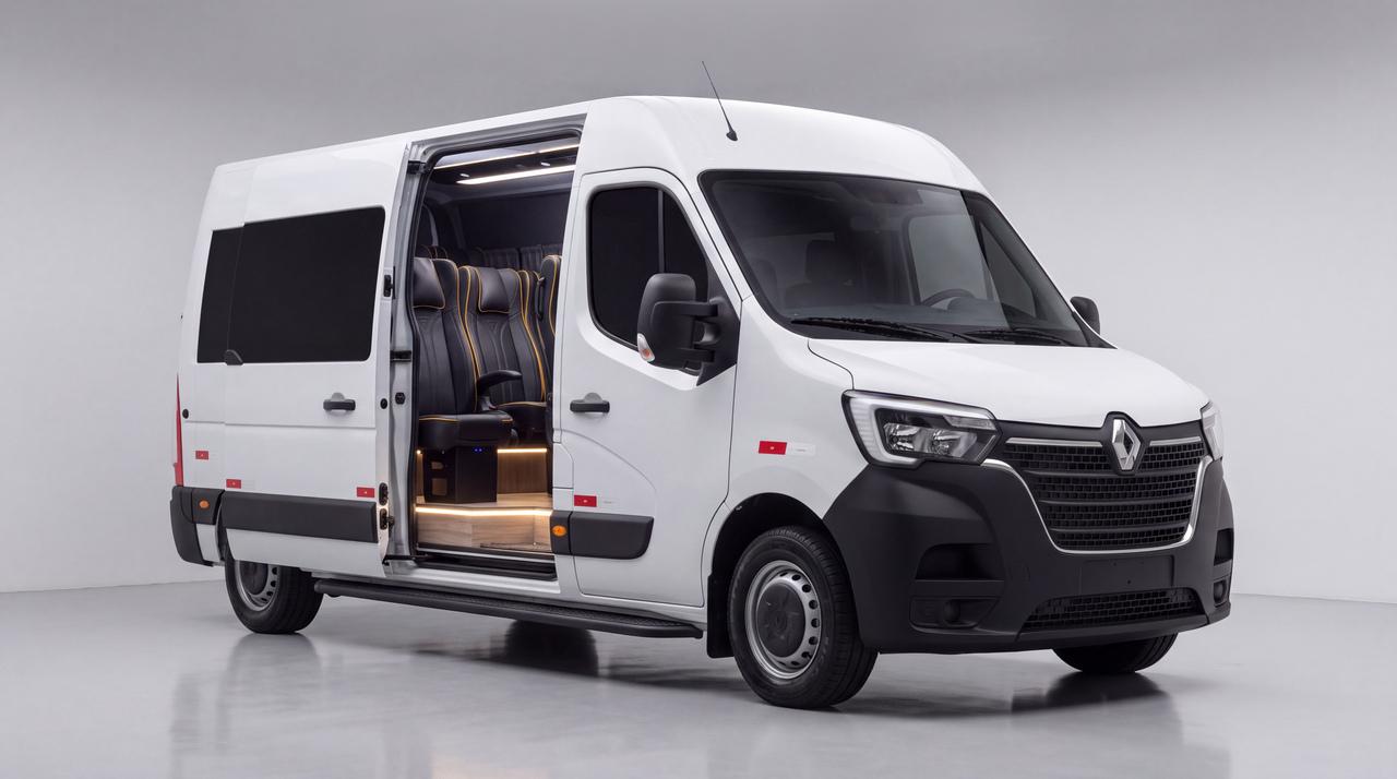 Raytec transforma Renault Master em novo Minibus VIP para transporte premium