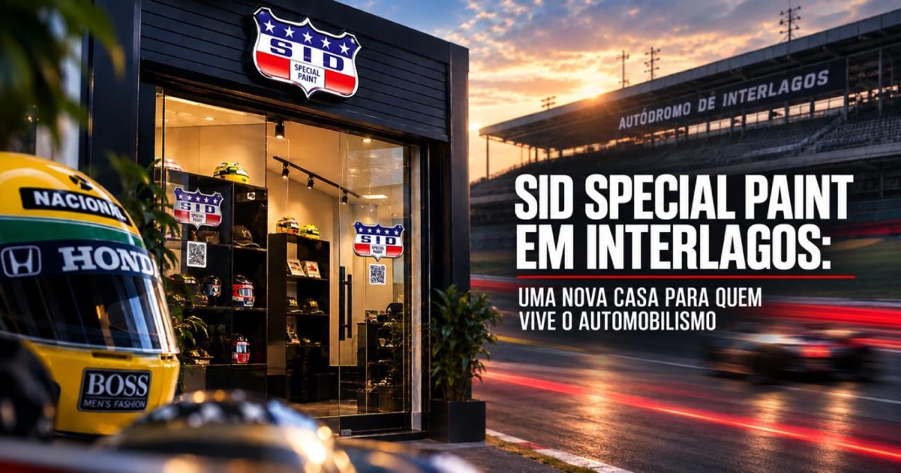 SID Special Paint inaugura Speed Shop em Interlagos com serviços para pilotos, colecionadores e fãs de automobilismo