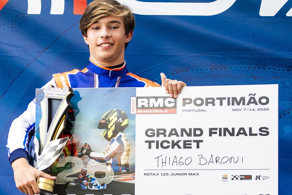 Thiago Baroni garante título KGV, vaga no Mundial Rotax e leva o Brasil para Portugal  