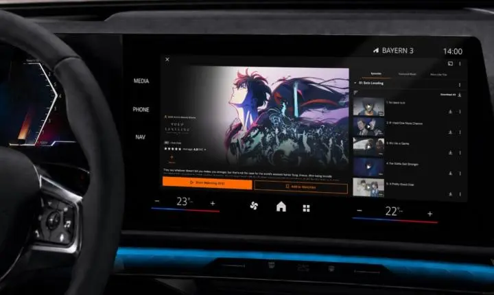Anime sobre quatro rodas: Crunchyroll passa a ser integrada ao painel digital de novos carros de marcas globais