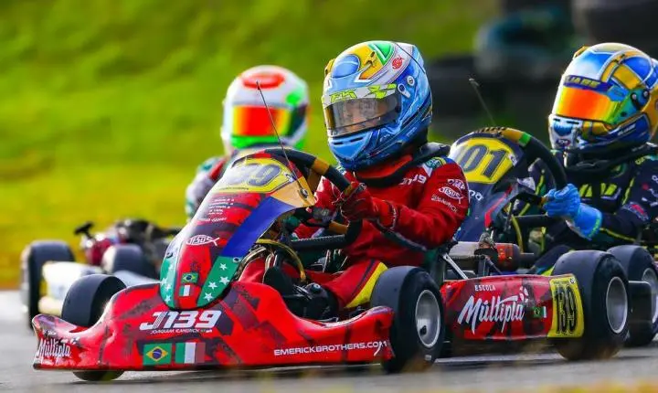 Após brilharem na Copa Brasil, irmãos Emerick buscam liderança no Capixaba de Kart 