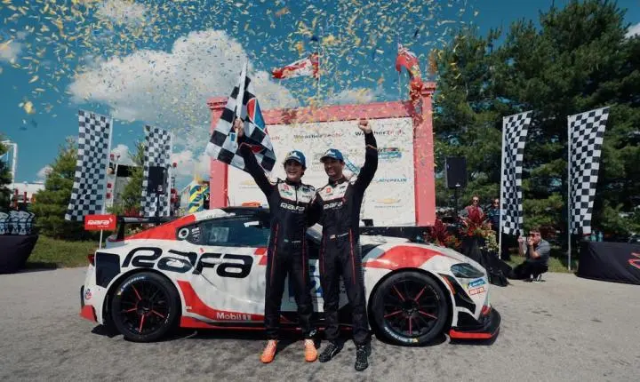 Brasil vence na IMSA com Kiko Porto no alto do pódio, na Michelin Pilot Challenge