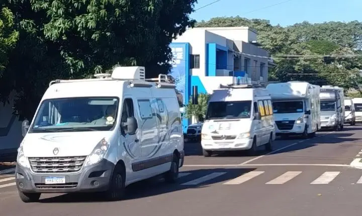 Caravana de trailers e motorhomes do Circuito Caminhos do Paraná chega à região turística Eco Aventuras
