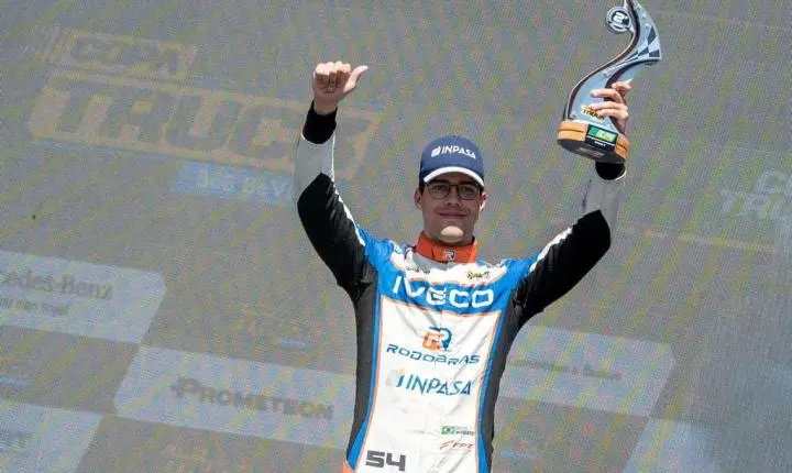 Diogo Moscato conquista pódio na Corrida 1 da Copa Truck em Curvelo