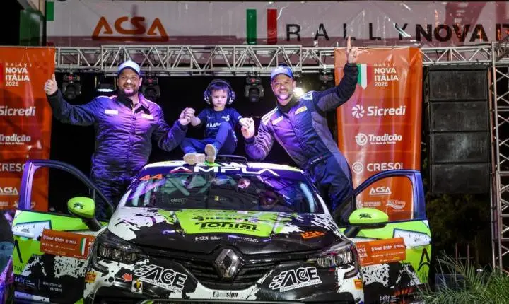 Dupla de Estação é campeã do Brasileiro de Rally  