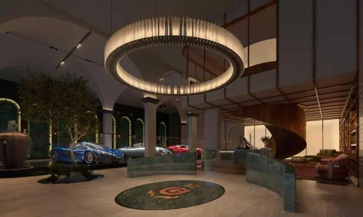 Edifício de luxo terá hall projetado para exposição de supercarros