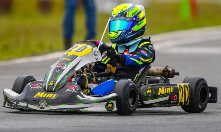 Enzo Bortoletto acelera em Birigui em busca da preparação ideal para o Brasileiro de Kart  
