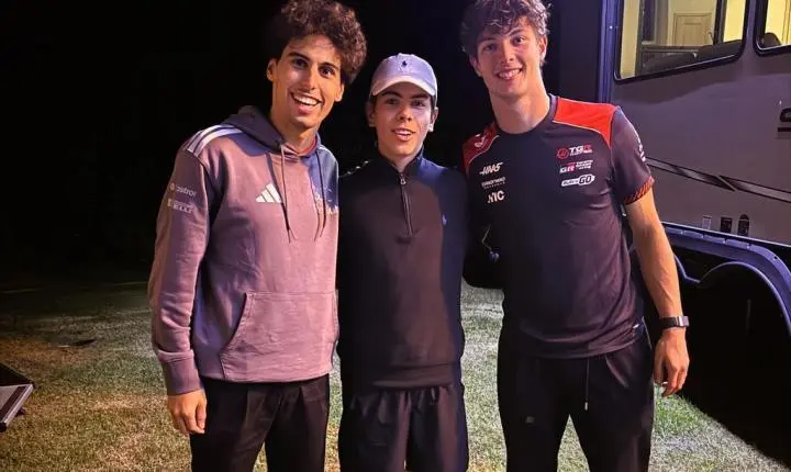 Francisco Rocha tem encontro com Bortoleto e Câmara nos bastidores da F1 e F2, em Silverstone 