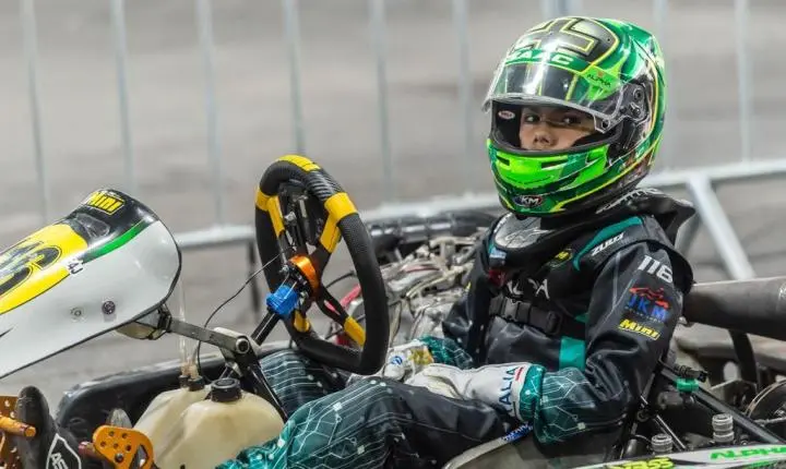 Isaac Mastella fez 22 ultrapassagens em provas de recuperação e fechou a Copa Brasil de Kart no Top 10 da F4 Júnior  