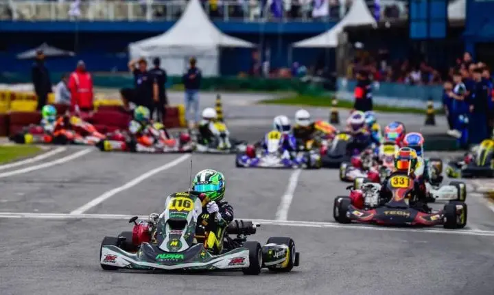 Isaac Mastella viveu um sábado difícil na 5ª etapa da Copa São Paulo Light de Kart