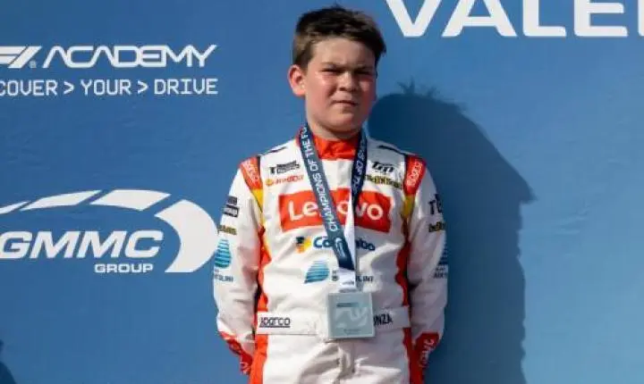 Joaquim Fronza foi 2º no Champions of the Future Academy Program e conquistou seu primeiro pódio no kartismo europeu