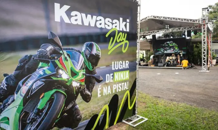 Kawasaki Day 2026 leva experiência de pilotagem e universo da marca para dentro de circuito em Piracicaba  