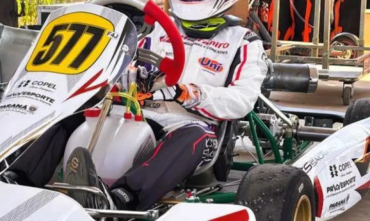 Lucas Sacamoto faz treinos no Speed Park de olho no grande desafio do kart nacional  