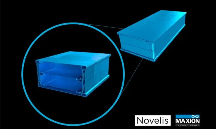 Maxion e Novelis apresentam solução inovadora de caixa de baterias em alumínio para veículos comerciais elétricos