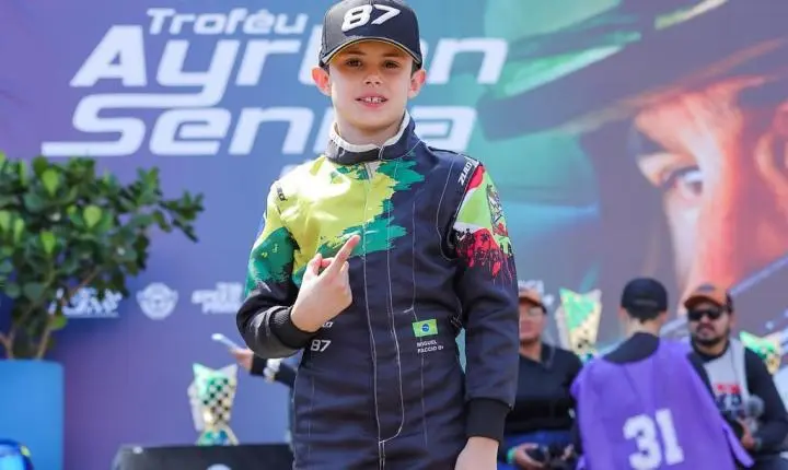 Miguel Faccio espera grid cheio no Paranaense de Kart e vai em busca do título na Mirim  