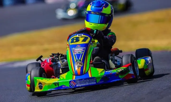 Miguel Faccio sobe em 5º lugar no pódio da Mirim no Troféu Ayrton Senna  